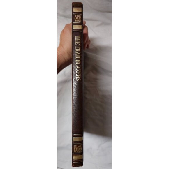 Vintage Time Life "The Trailblazers" The Old West Series Faux Leather Book 1973 - Picture 14 of 15